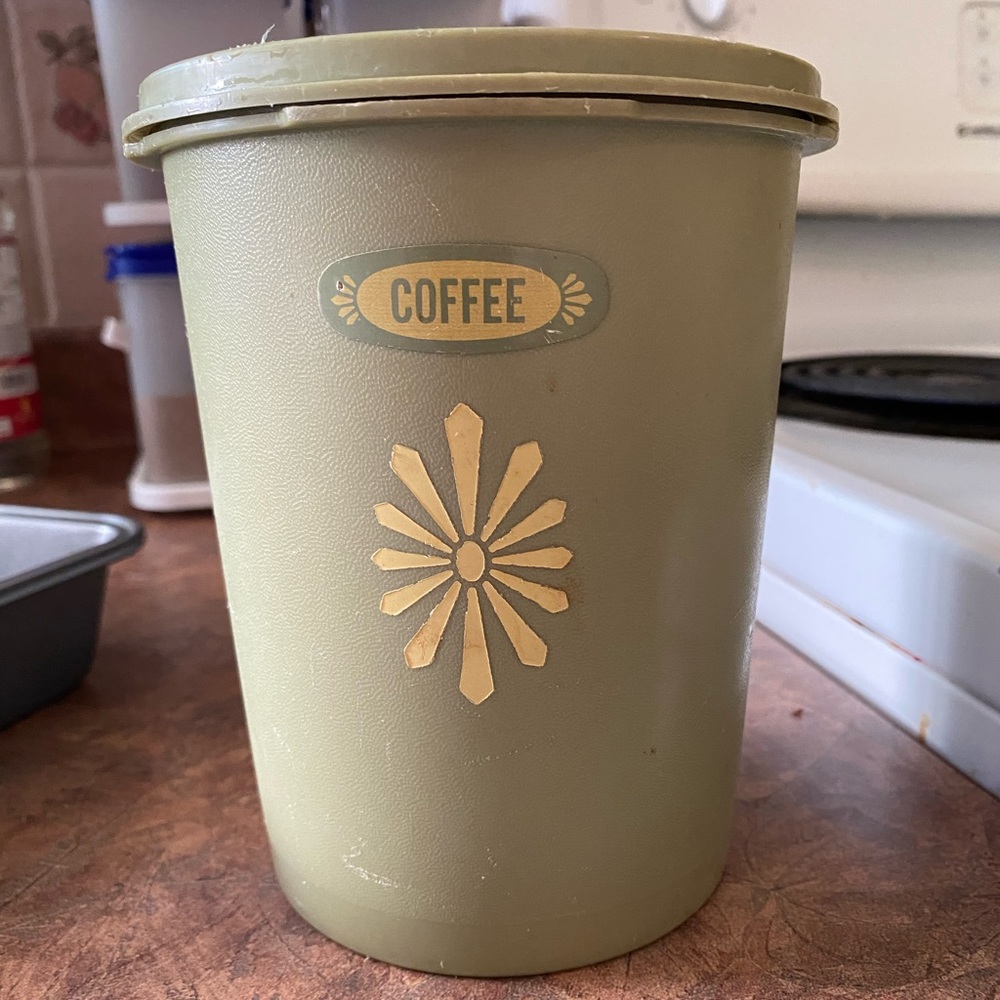 Vintage Tupperware canister (coffee)